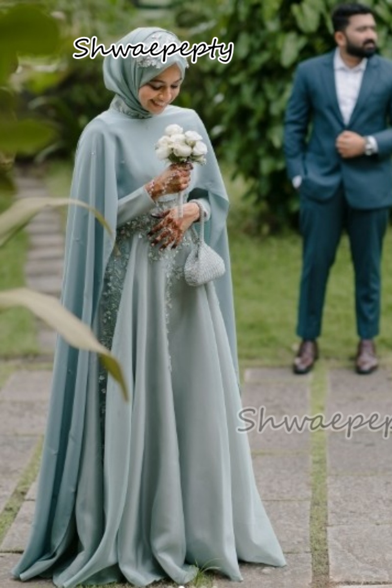 Women Formal Wear Dubai - Elegante vestido de noite muçulmano com