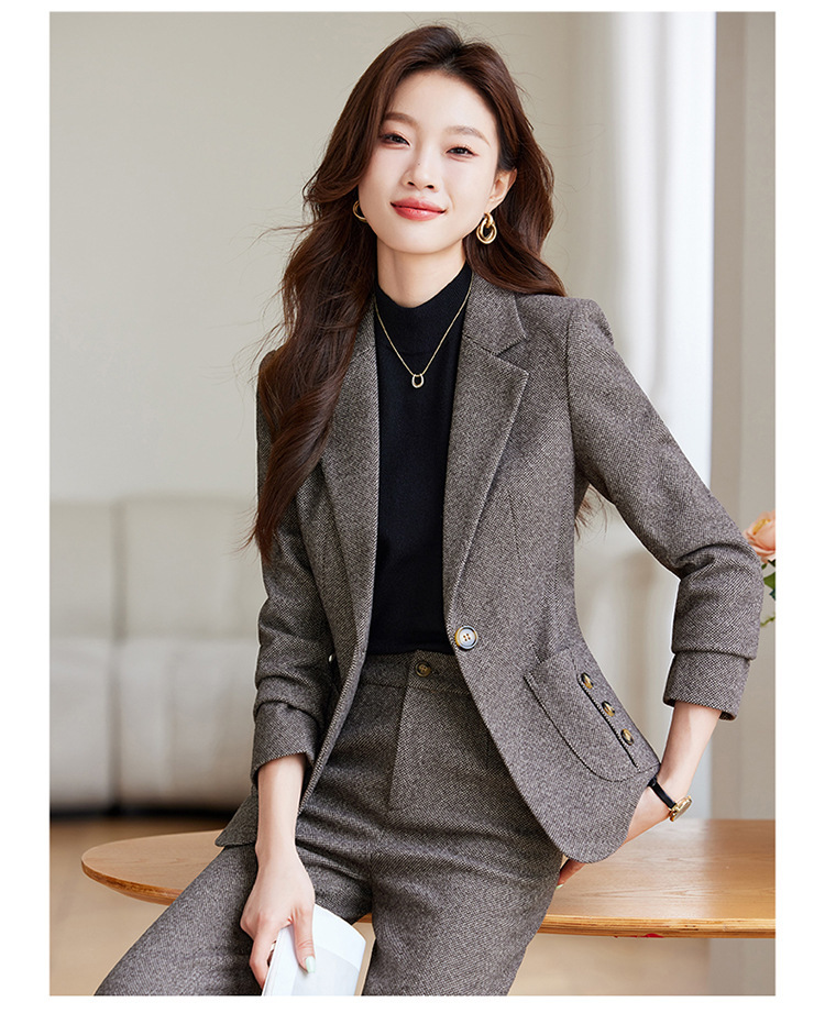 Women'S Formal Wear Pantsuits - Ternos femininos de tecido de alta