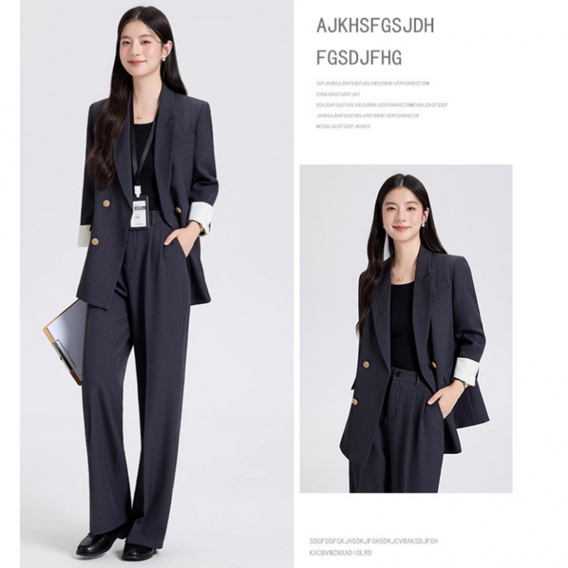 Women Formal Wear Interview - Conjunto de Terno Feminino para Primavera