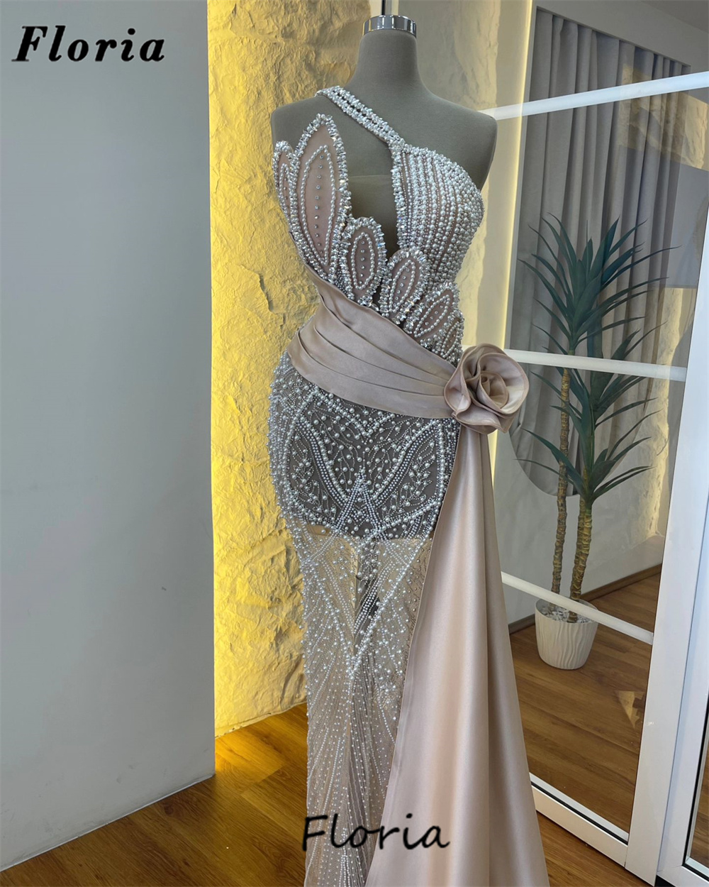Women Formal Wear Dubai - Vestidos de Baile de Um Ombro