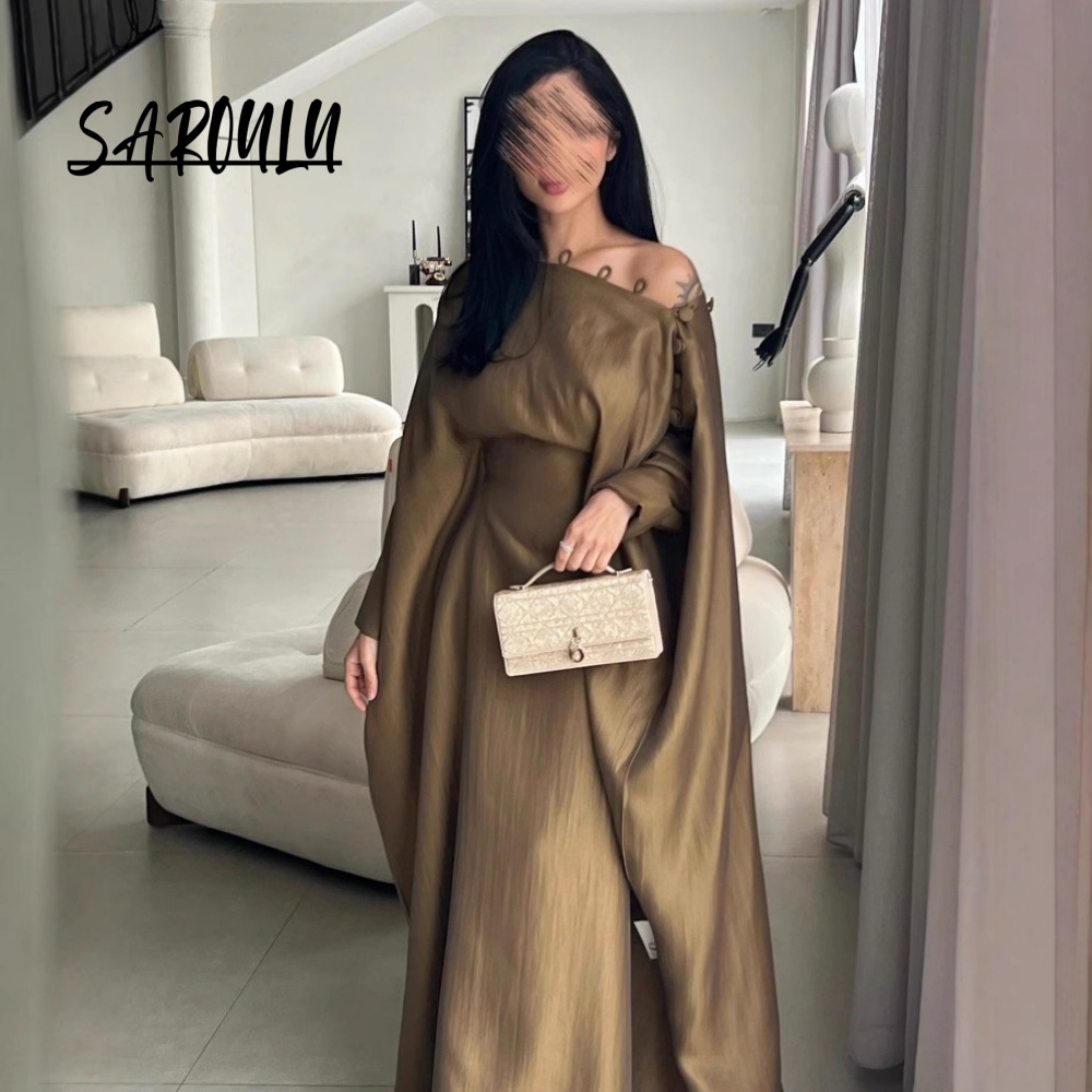 Women Formal Wear Dubai - Nova chegada caftan uma linha vestido
