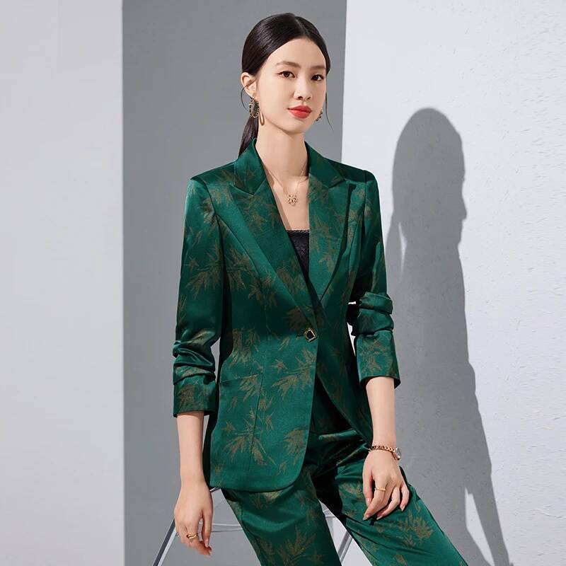 Ternos formais de tecido de al - Women'S Formal Wear Pantsuits avaliação e preço