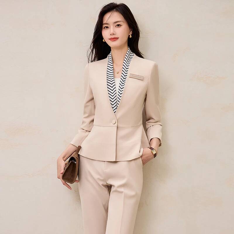 Estilos uniformes formais mulh - Women'S Formal Wear Pantsuits avaliação e preço