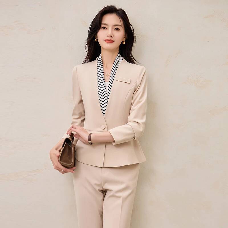 Estilos uniformes formais mulh - Women'S Formal Wear Pantsuits avaliação e preço