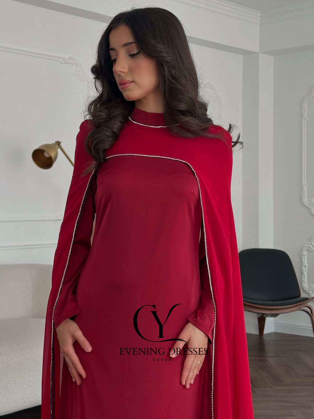 Cuyun vermelho saudita feminin - Women Formal Wear Dubai avaliação e preço