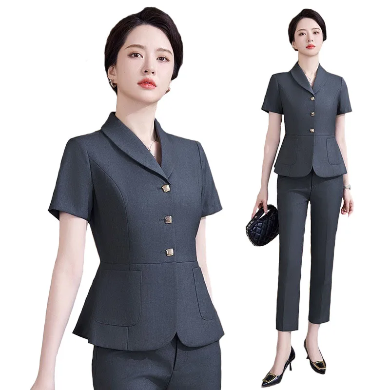 Pop 2024 verão formal ol estil - Women'S Formal Wear Pantsuits avaliação e preço