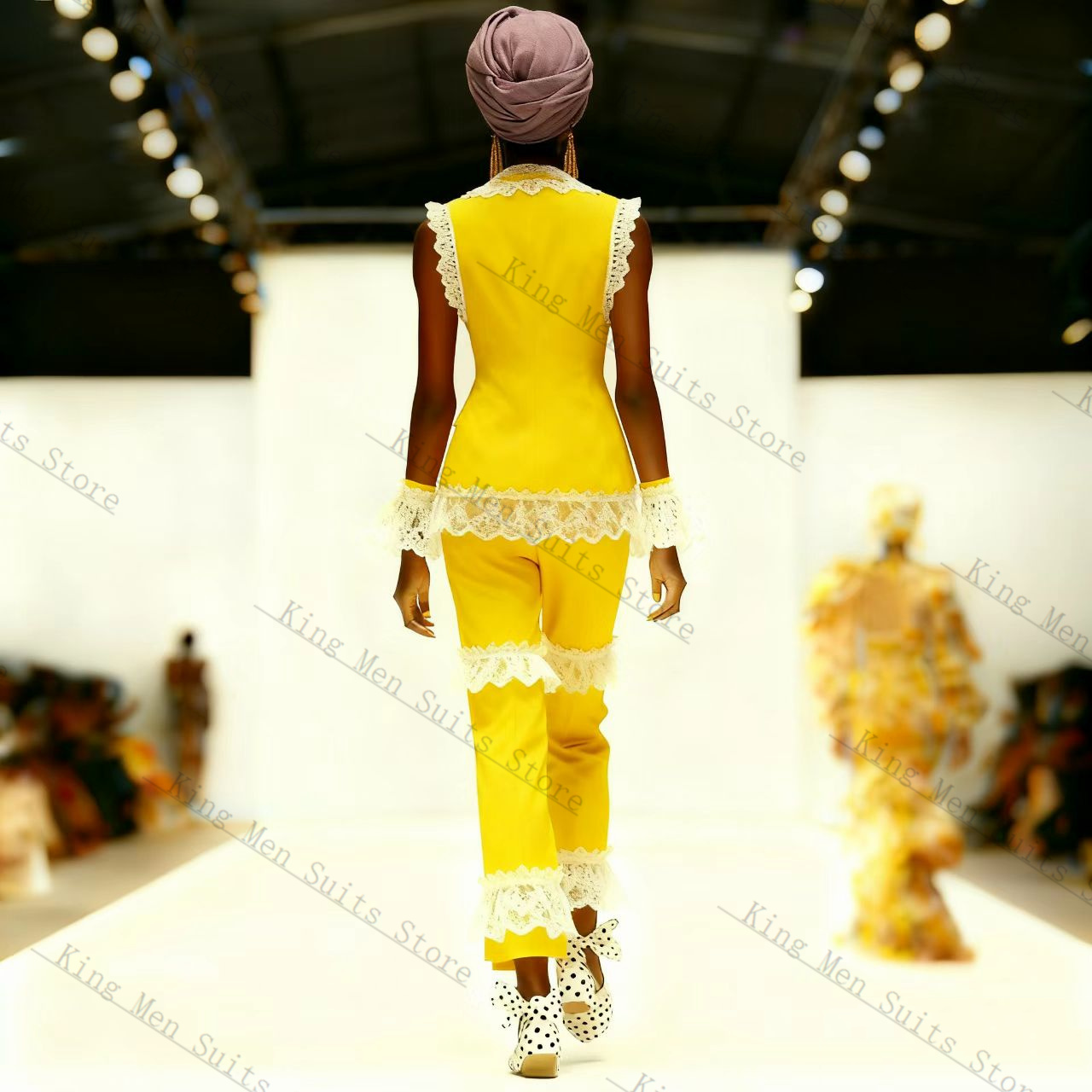 Conjunto de terno feminino de  - Yellow Formal Wear Women avaliação e preço