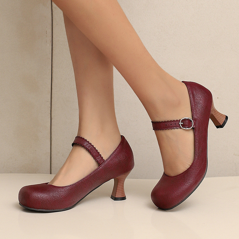 Sapatos Femininos Retrô Mary J - Women Formal Wear With Shoes avaliação e preço