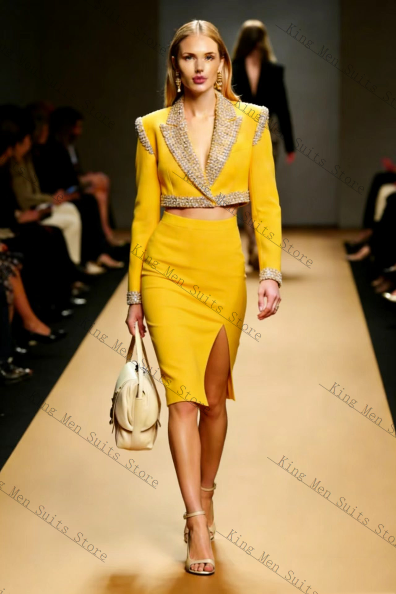 Conjunto Feminino de Saia e Bl - Yellow Formal Wear Women avaliação e preço