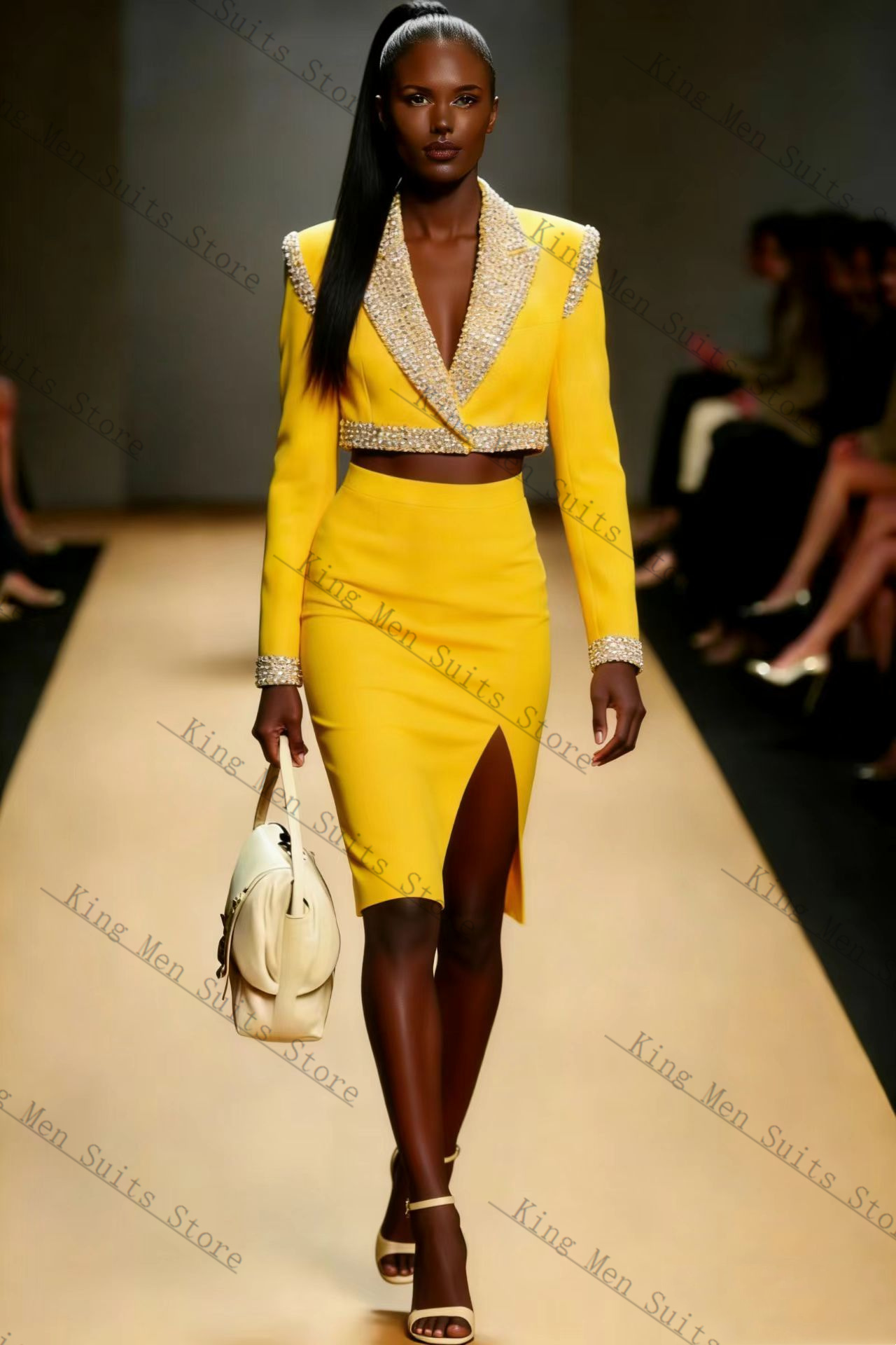 Conjunto Feminino de Saia e Bl - Yellow Formal Wear Women avaliação e preço