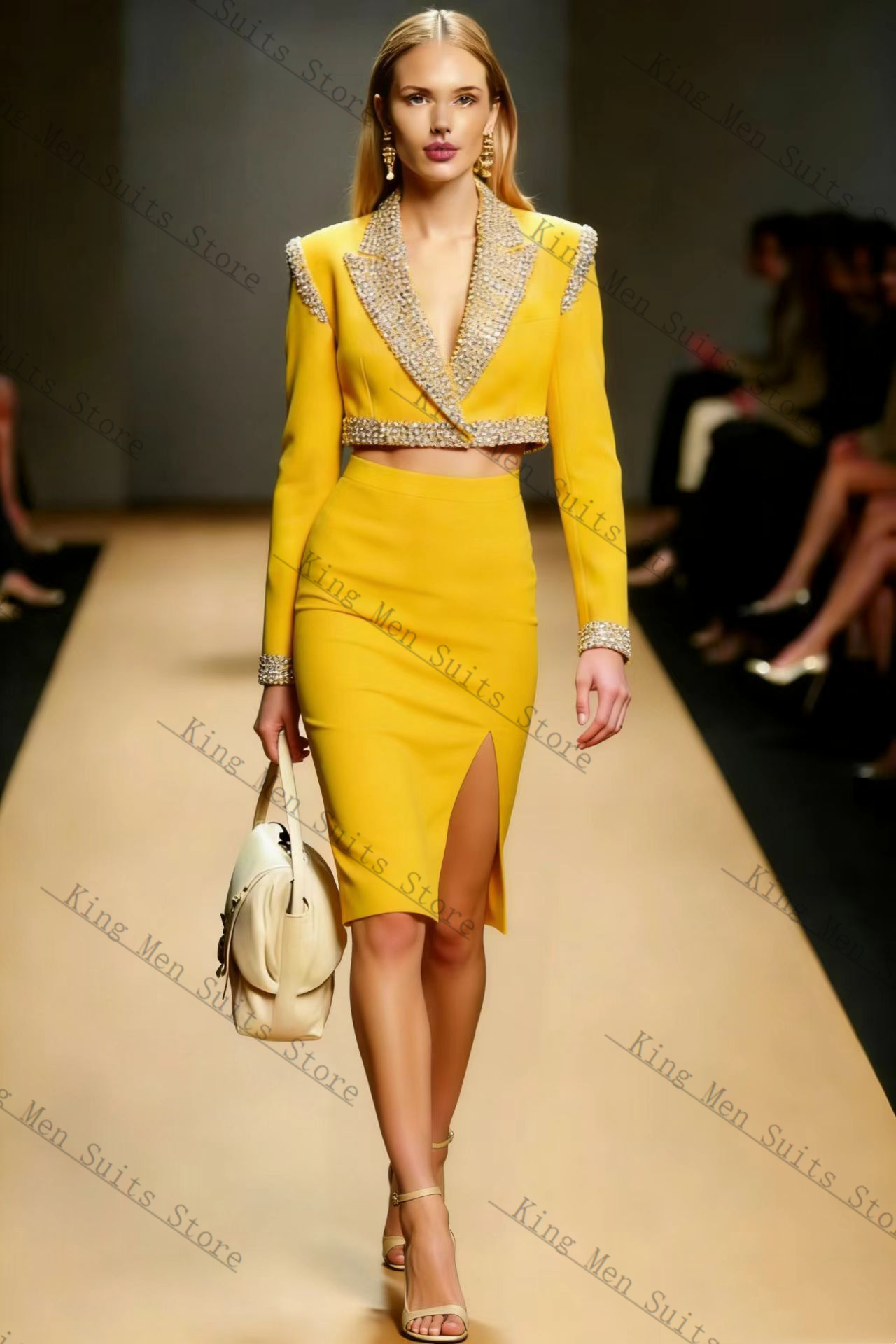 Conjunto Feminino de Saia e Bl - Yellow Formal Wear Women avaliação e preço