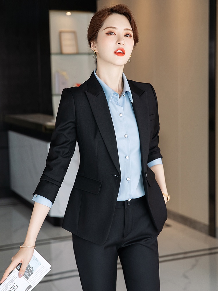 Conjunto de Terno Cinza para M - Women Formal Wear Interview avaliação e preço