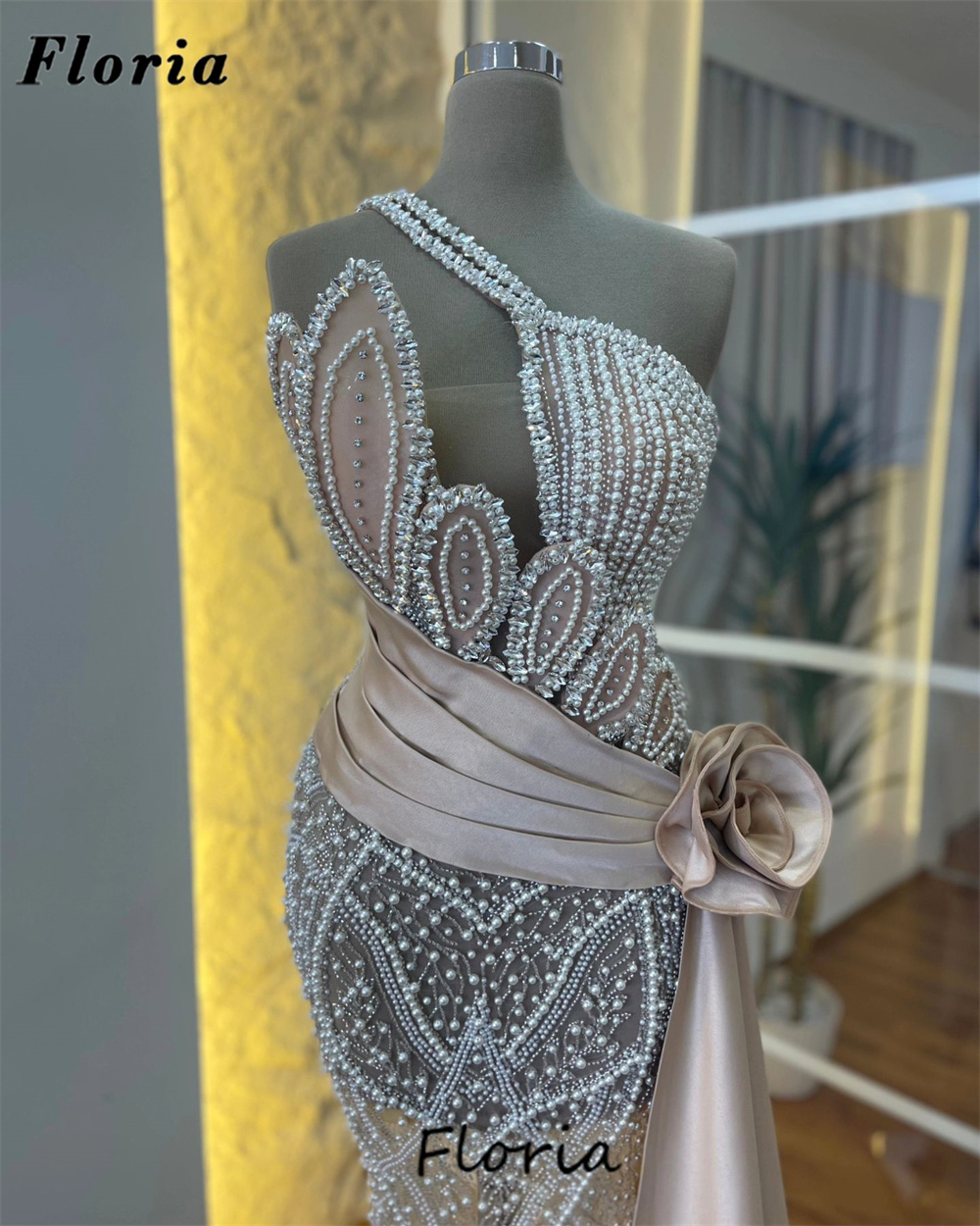 Vestidos de Baile de Um Ombro  - Women Formal Wear Dubai avaliação e preço