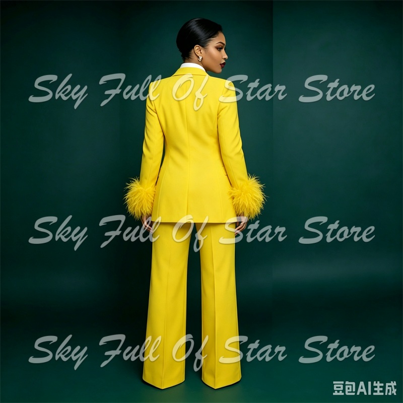 Conjunto Feminino de Terno Ama - Yellow Formal Wear Women avaliação e preço