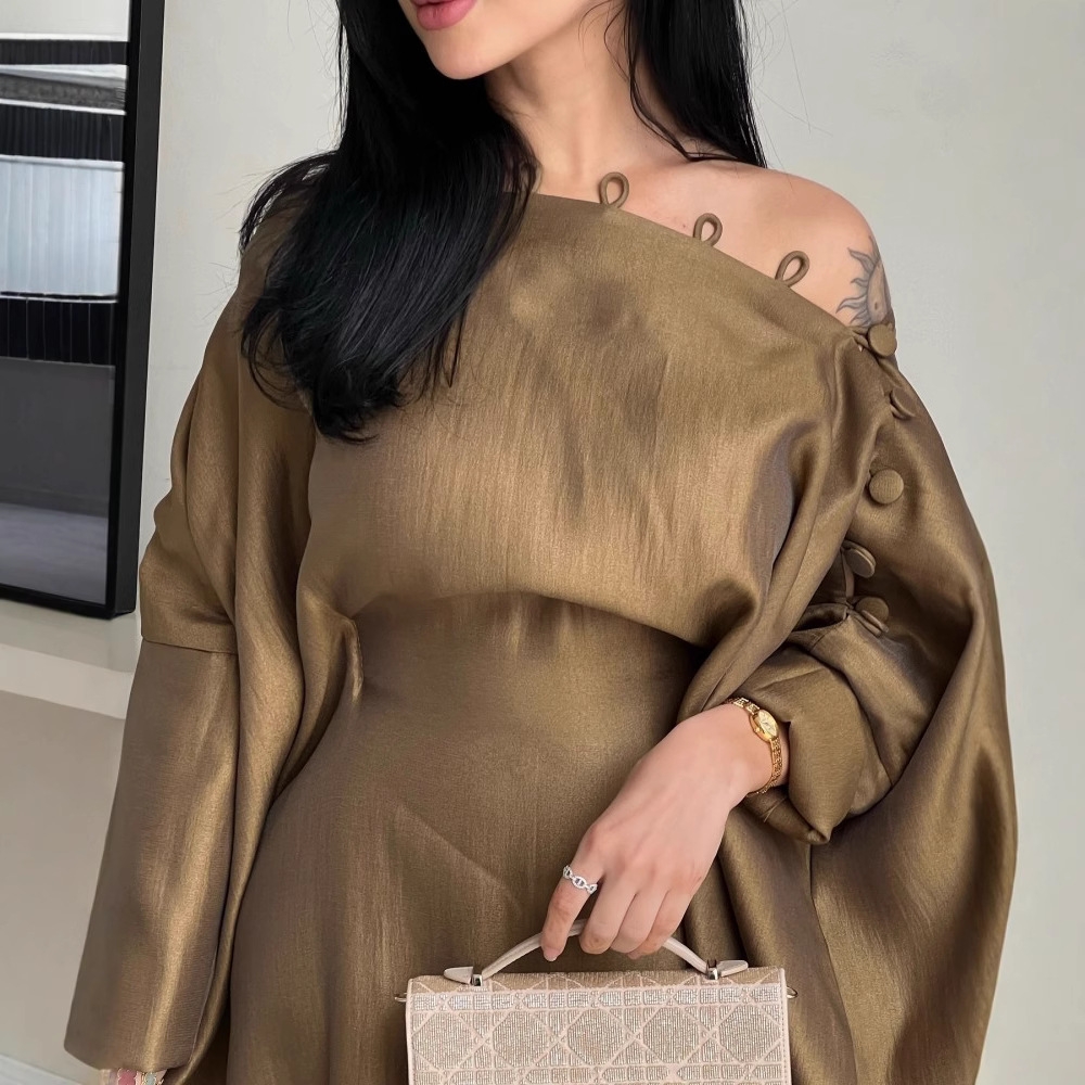 Nova chegada caftan uma linha  - Women Formal Wear Dubai avaliação e preço