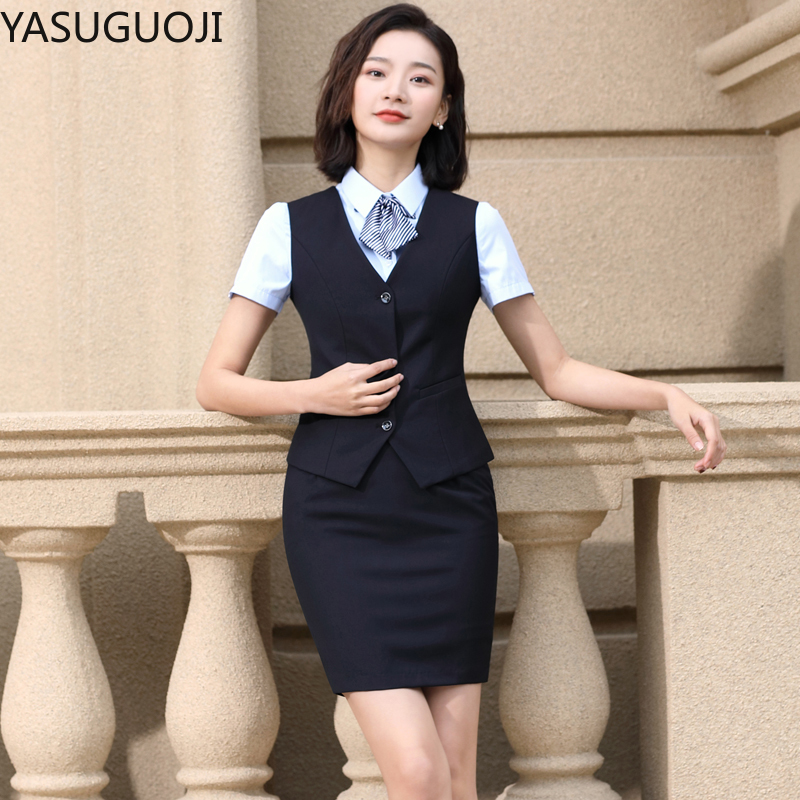 YASUGUOJI-Colete fino com deco - Women Formal Wear Interview avaliação e preço