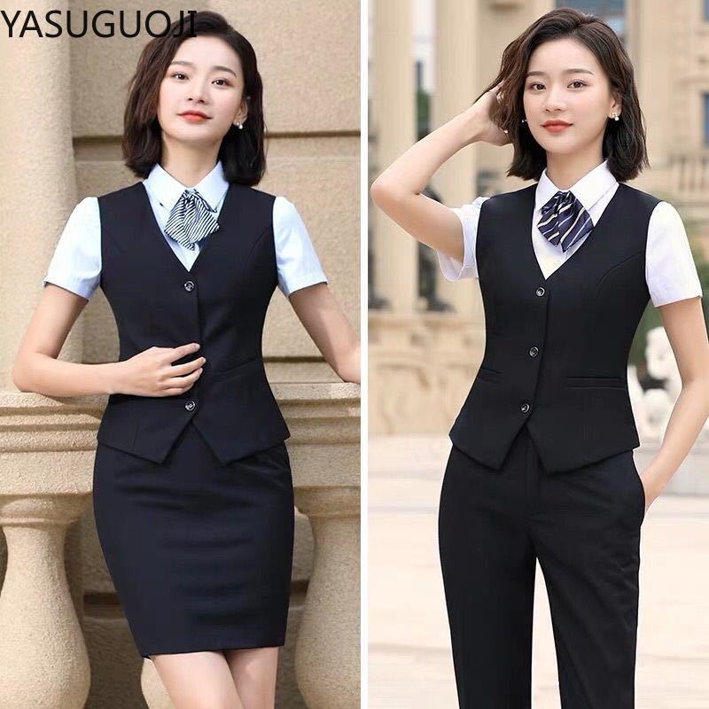 YASUGUOJI-Colete fino com deco - Women Formal Wear Interview avaliação e preço