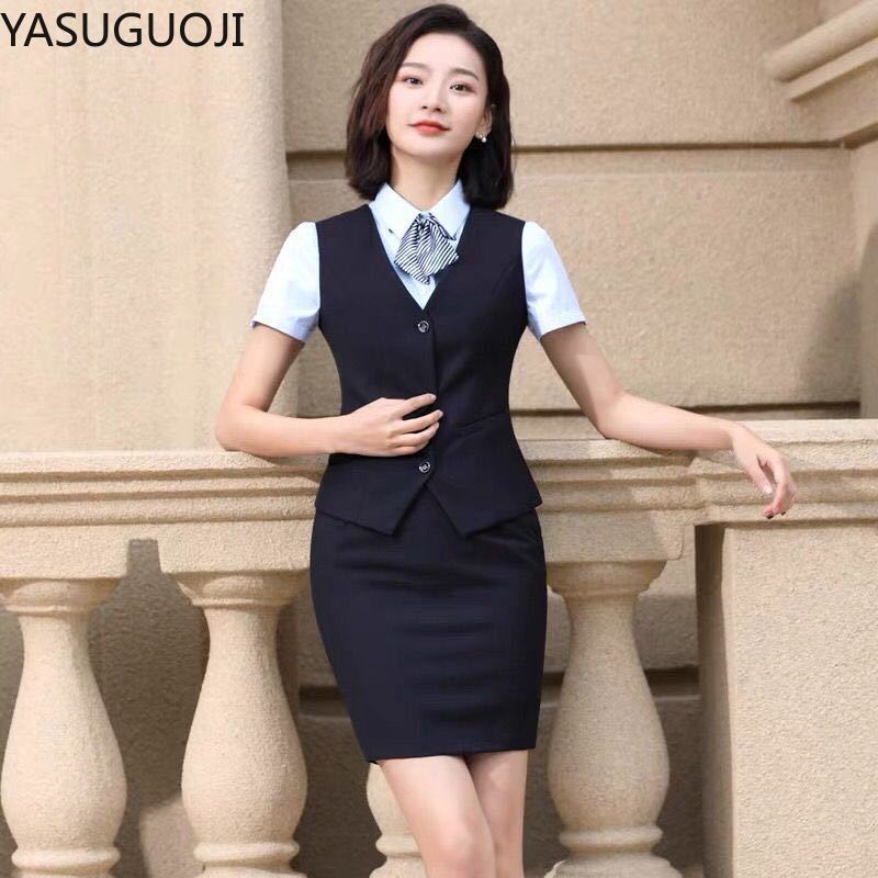 YASUGUOJI-Colete fino com deco - Women Formal Wear Interview avaliação e preço