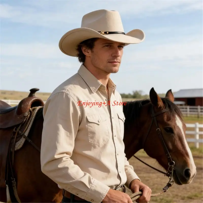 Chapéu Cowboy PXPB com Aba Lar - Women Formal Wear Western avaliação e preço