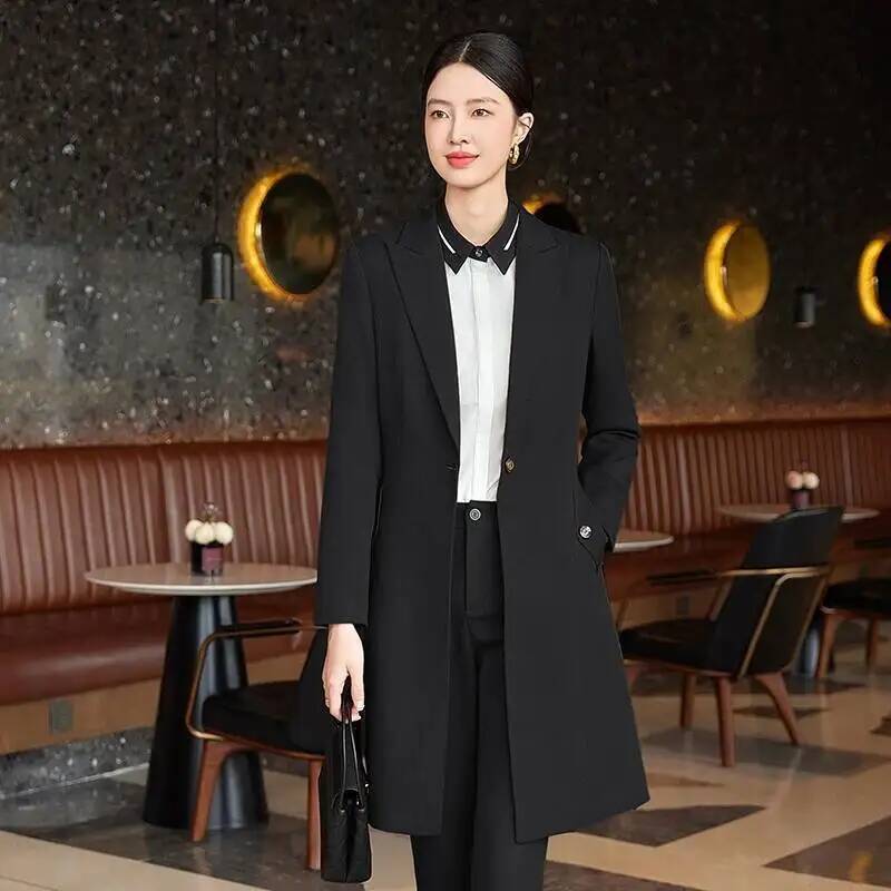 Tecido de alta qualidade outon - Women Formal Wear Interview avaliação e preço